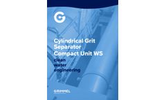 Cylindrical Grit Separator Compact Unit WS. - Brochure