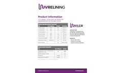 UVRelining - Model UVLCR - UV Light Curing Resin - Brochure