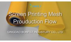 Silk Screen Printing Mesh Production Flow---BONFILT - Video