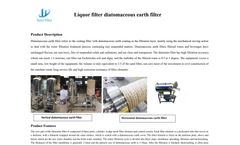 Junyi Filter - Liquor Filter Diatomaceous Earth Filter - Brochure