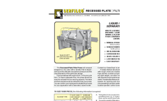 F-705 Recessed Plate Filter Press Brochure