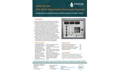 Stratum Reservoir - Model DHP-200-M - Digital Helium Porosimeter  (manual) - Brochure