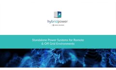 Hybrid Power Systems for Remote, Standalone & Off Grid Environments  - Video