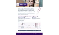 Xylazine - Model XYL - Liquid & Powder Drug Test Strip - Brochure