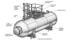 Pressure Vessels – Horizontal-Carbon Steel – Typical Arrangement Tank