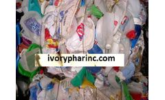 Plastic milk bottles bale - Model HDPE scrap for sale - Baled High-Density Polyethylene (HDPE) Bottle Scrap Sale, Supplier