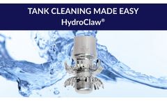 HydroClaw Clog-Resistant Tank Cleaning Nozzle - Video