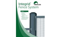 Integrid Fence System Cut Sheet