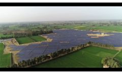 Amp Energy India: 28MW solar project for Bharti Airtel - Video