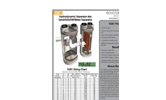 ENV21 - Model V2B1 - Stormwater Treatment System - Brochure