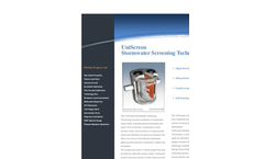 UniScreen - Stormwater Treatment System - Brochure