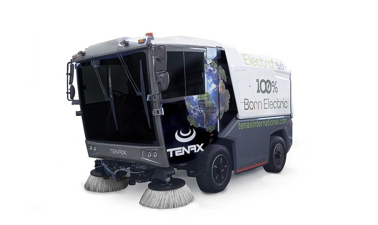 Model Electra 5.0 - Electric Compact Street Sweeper