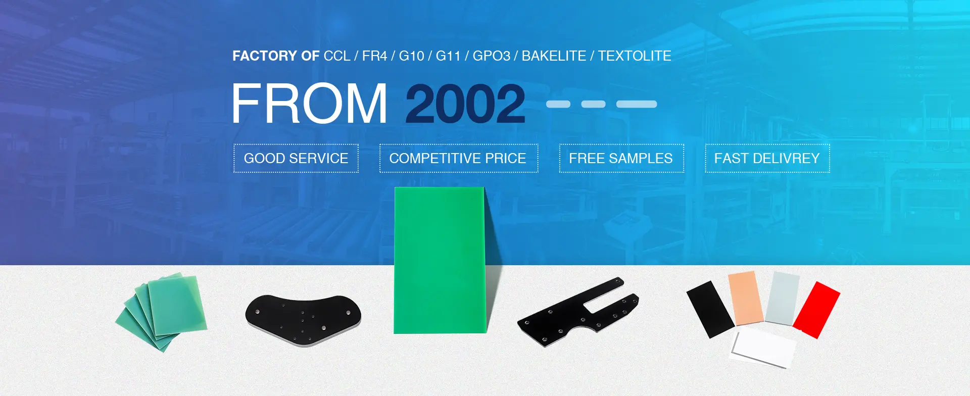 Fenhar FR4 Thermoset Laminate Grades G10 FR4 Epoxy Fiberglass