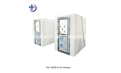 Zhisheng - Model AS-1300D-2 - Cleanroom Air Shower With HEPA Filters For Airborne Particles Removal For 2-3 Person