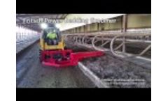 Fritsch Power Bedding Groomer with compost bedding - Video