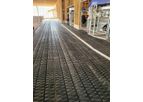 Grooved Rubber Flooring