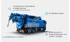 Sewer Cleaning Vehicle With One-Tank-System