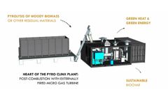 Downstream Power Generation of Pyrolysis Gases