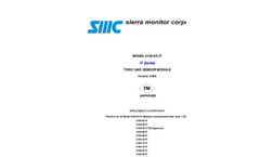 SMC - Model 5100-XX-IT - Electrochemical Toxic Gas Sensor - Manual