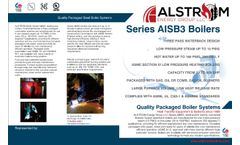 ALSTROM - Model Series AISB3 - Quality Packaged Steel Boiler Systems - Brochure