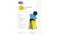 Solar Powered Barrier Product Sheet