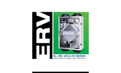 RenewAire - Model SL75 - Single/Multi-Family Energy Recovery Ventilation (ERV) System - Brochure