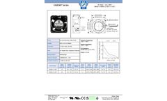 Orion Fans - Model OA60AP-11-1WB - Alternating Current (AC) Fans - Brochure