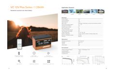 Sunplus - 1.28/2.56 kWh Residential Lead-Acid Like Lithium Battery - Brochure