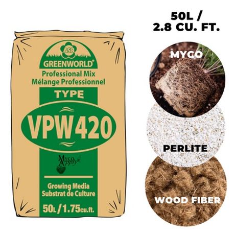 ASB PW420 W Myco High Porosity Mixes - PH 5,5 - 6