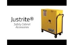 Justrite Safety Cabinet Accessories Video