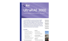UltraRAE - Model 3000 - Portable Wireless Advanced VOC Monitor Brochure