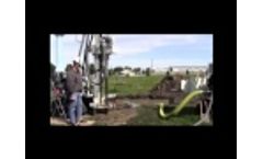 SIMCO 2400 SK-1 Limited Access Geothermal / Water Well Drill Video