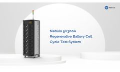 Nebula Electronics 5V300A Regenerative Battery Cell Cycle Test System - Video