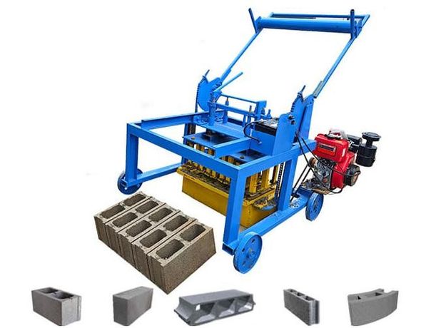 Exmork - Model EXM4-45 - Mobile Block Making Machine