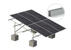 KSENG - High Strength Carbon Steel Solar Panel Ground Rack System