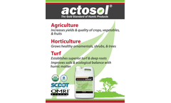 actosol - Humic Acid Fertilizer - Brochure