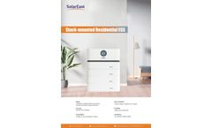 SolarEast - Model PowerCool-LFP-LV - Stack-Mounted Energy Storage System  - Brochure