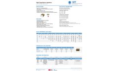 High Capacitance capacitors - Brochure