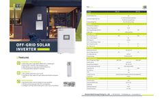 IEETek Off grid Solar Storage Inverter Datasheet