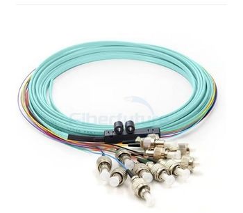 Fiberfuture FC ST Pre Terminated Fiber Cable With LSZH Jacket