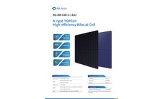 BAJsolar - Model N210R-16B-BAJ - N-type TOPCon High-efficiency Bifacial Cell - Brochure