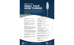 Small Tulip Wind Turbine - Brochure