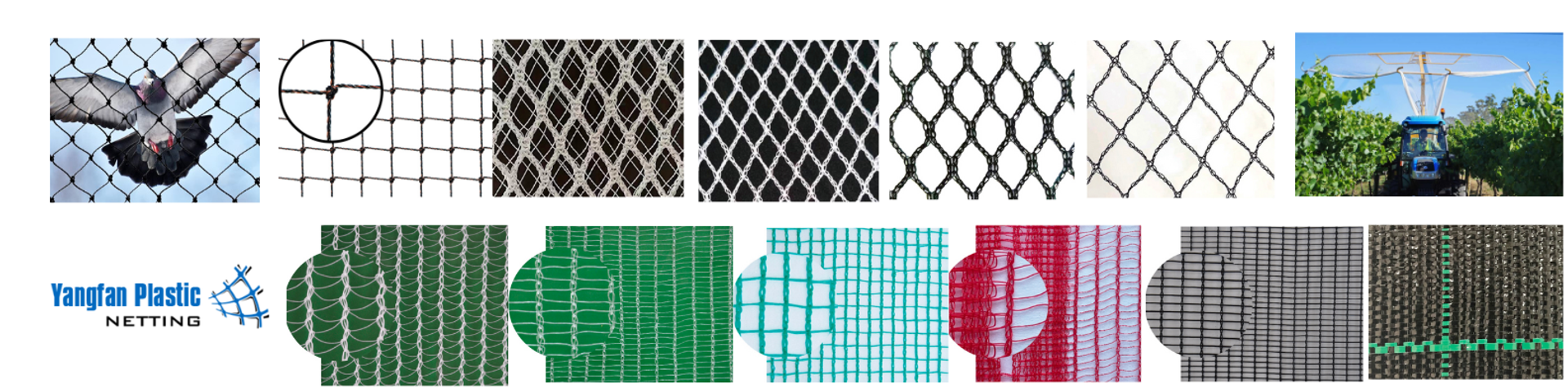 High-Density Polyethylene Knotted Bird Netting 19Mm For Sparrow