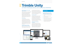 Trimble Unity - Smarter Water management Software Brochure
