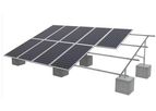 Tripsolar - Model TP-GS-C - Channel Steel Ground Solar Panel Mounting Brackets for Large Scale Projects