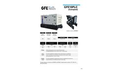 Perkins 10kVA Diesel Generator - GFE10PLC-PRO - Data Sheet