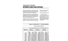 Automatic Rinse Tank Controls - Application Bulletin