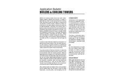 Boiler & Cooling Towers - Application Bulletin