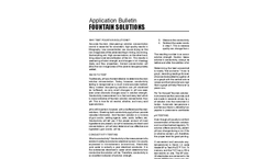 Fountain Solutions - Application Bulletin