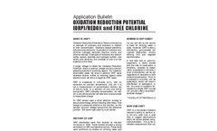 Oxidation Reduction Potential (ORP)/Redox - Application Bulletin